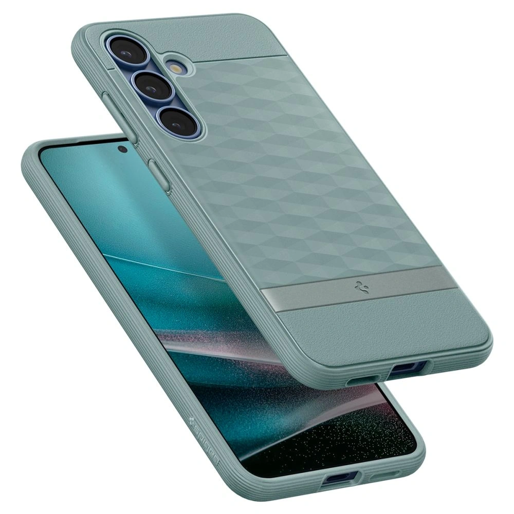 Etui Spigen Parallax Mag MagSafe Samsung Galaxy S25 Sage Green