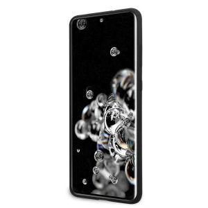 Kup Etui Guess GUHCS69LS4GBK Samsung Galaxy S20 Ultra G988 black/czarny hard case Silicone 4G Tone On Tone - GUE498BLK - {ean13} - Sklep Home Screen