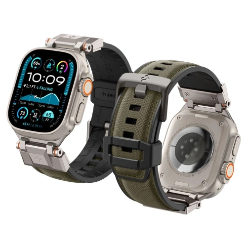 Kup Etui Spigen DuraPro Armor Apple Watch 6 / 7 / 8 / 9 / 10 / SE / Ultra 1 / 2 44/45/46/49mm Vojenská zelená - SPN16670 - {ean13} - Sklep Home Screen