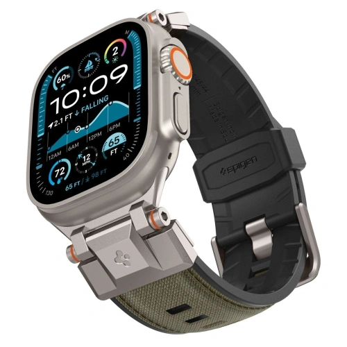 Kup Etui Spigen DuraPro Armor Apple Watch 6 / 7 / 8 / 9 / 10 / SE / Ultra 1 / 2 44/45/46/49mm Vojenská zelená - SPN16670 - {ean13} - Sklep Home Screen