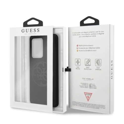 Kup Guess Samsung Fall GUHCS69LS4GBK Galaxy S20 Ultra G988 schwarz/schwarz harten Fall Silikon 4G Tone On Tone - GUE498BLK - {ean13} - Sklep Home Screen