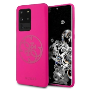 Kup Etui Guess GUHCS69LS4GFU Samsung Galaxy S20 Ultra G988 fuksja/fuchsia hard case Silicone 4G Tone On Tone - GUE499FKS - {ean13} - Sklep Home Screen