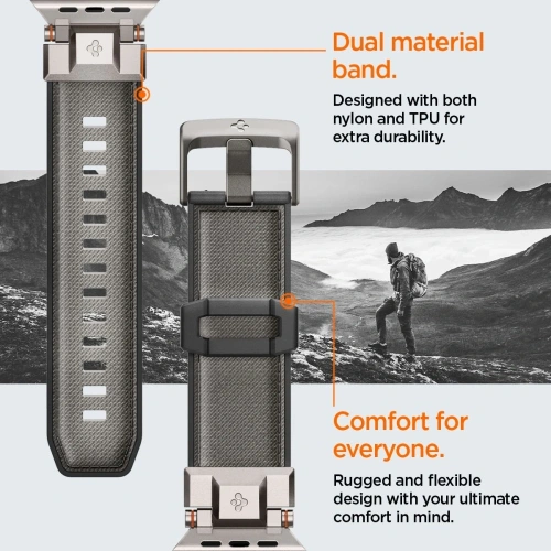 Kup Etui Spigen DuraPro Armor Apple Watch 6 / 7 / 8 / 9 / 10 / SE / Ultra 1 / 2 44/45/46/49mm Šedá - SPN16672 - {ean13} - Sklep Home Screen