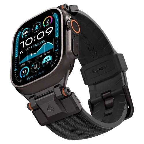 Kup Spigen DuraPro Armor Apple Watch 6 / 7 / 8 / 9 / 10 / SE / Ultra 1 / 2 44/45/46/49mm Schwarze Edition - SPN16673 - {ean13} - Sklep Home Screen