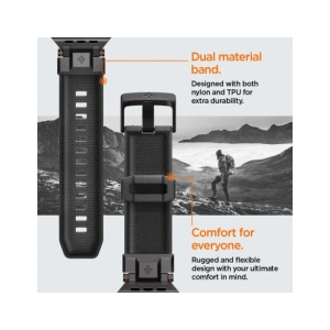 Kup Etui Spigen DuraPro Armor Apple Watch 6 / 7 / 8 / 9 / 10 / SE / Ultra 1 / 2 44/45/46/49mm Black Edition - SPN16673 - {ean13} - Sklep Home Screen