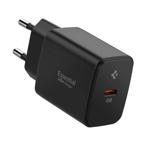 Kup Spigen Essential EE201EU 1-port USB-C Hálózati Töltő 20W Fekete - SPN16674 - {ean13} - Sklep Home Screen