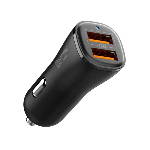 Kup Spigen Essential EV302 2-port USB-A Autós Töltő 30W Fekete - SPN16675 - {ean13} - Sklep Home Screen