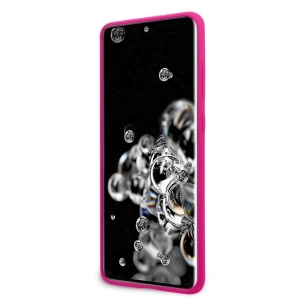 Kup Etui Guess GUHCS69LS4GFU Samsung Galaxy S20 Ultra G988 fuksja/fuchsia hard case Silicone 4G Tone On Tone - GUE499FKS - {ean13} - Sklep Home Screen