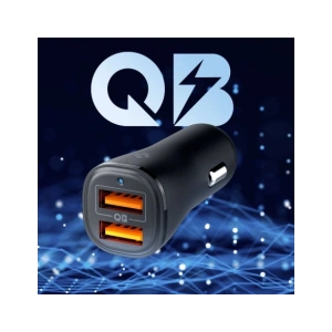 Kup Ładowarka samochodowa Spigen Essential EV302 2-port USB-A Car Charger 30W Black - SPN16675 - {ean13} - Sklep Home Screen