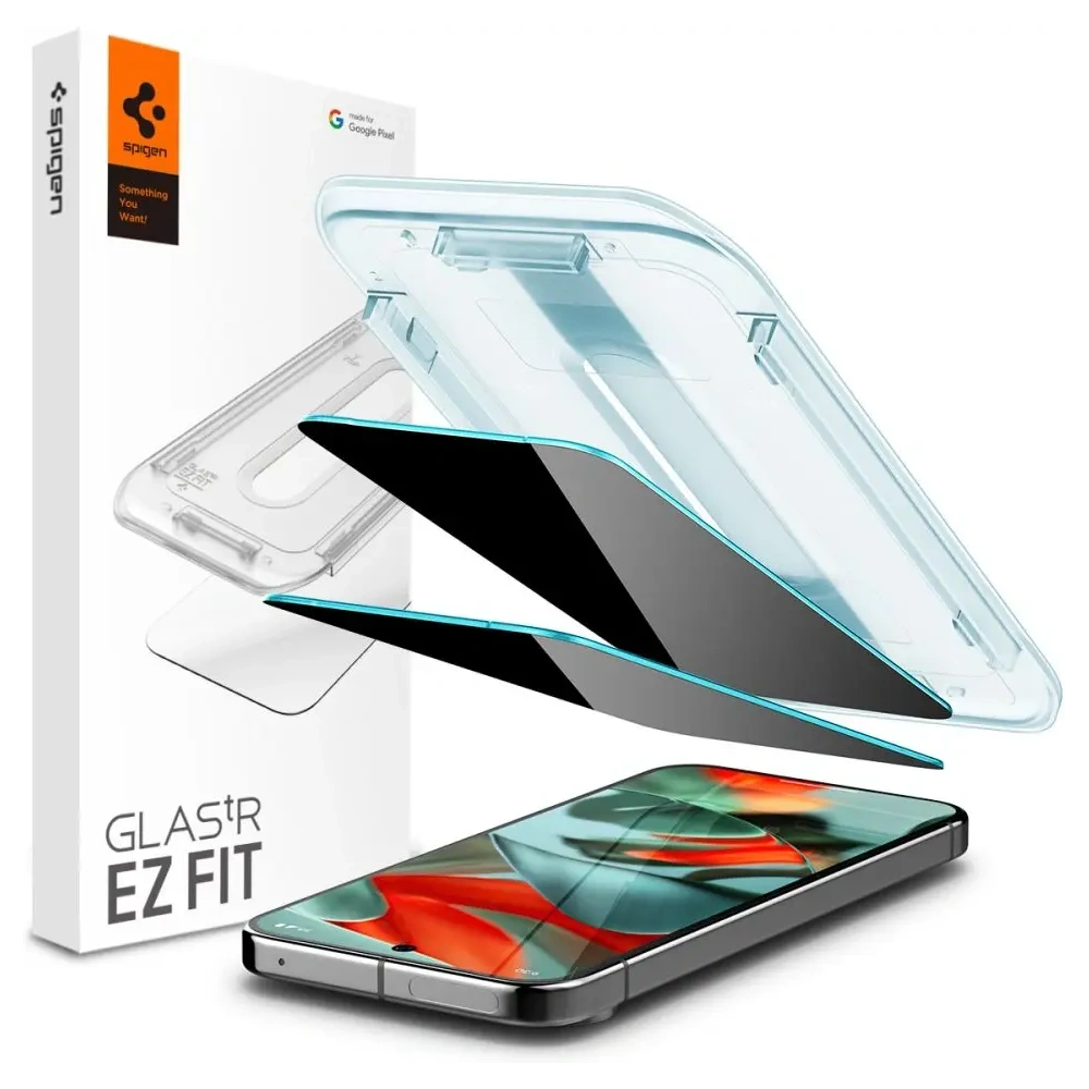 Szkło prywatyzujące Spigen GLAS.tR ez Fit Google Pixel 9 Pro XL Privacy [2 PACK]