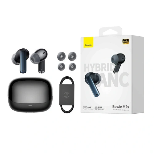 Kup Baseus Bowie M2s căști wireless dock Bluetooth 5.3 TWS (negru) - BSU8933 - {ean13} - Sklep Home Screen