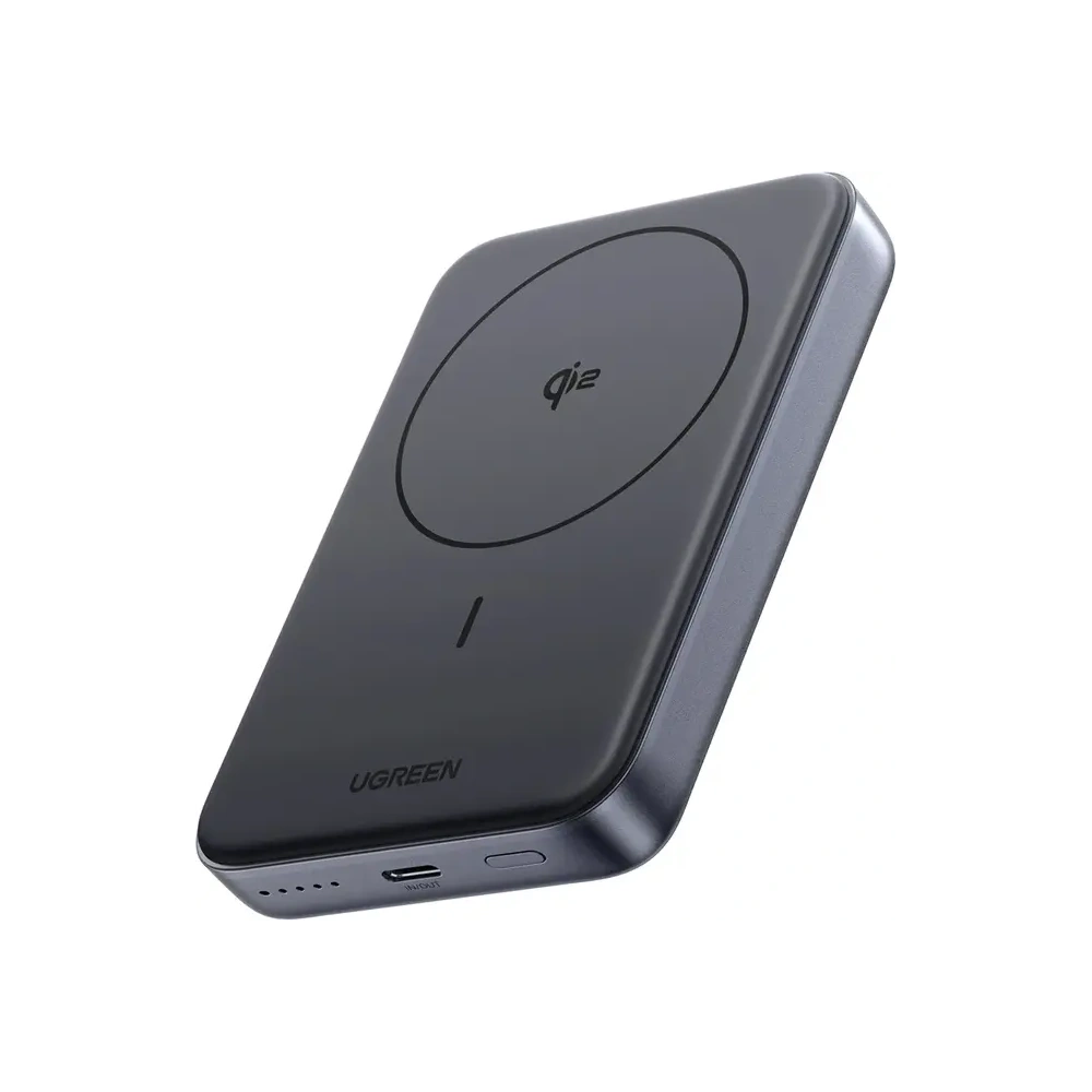 Powerbank magnetyczny 10000mAh UGREEN PB761 Qi2 30W MagSafe + kabel USB-C (czarny)