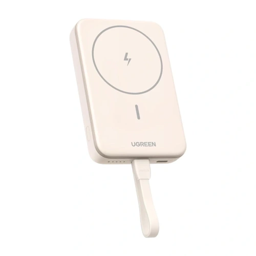 Kup Powerbank magnetyczny 10000mAh UGREEN PB760 PD 20W MagSafe + kabel USB-C (beżowy) - UGR5603 - {ean13} - Sklep Home Screen