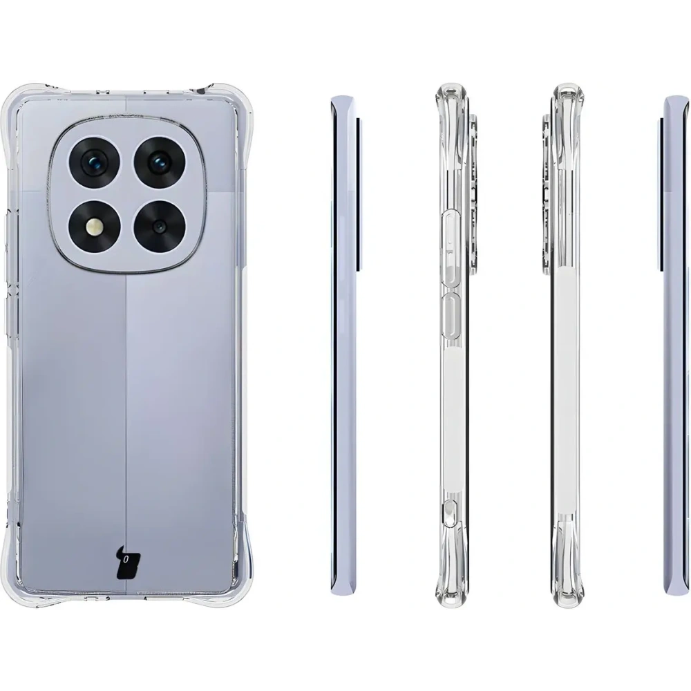 Elastyczne etui Bizon Case Salpa do Xiaomi Redmi Note 14 Pro 4G przezroczyste