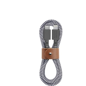 Buy Native Union Belt Cable USB-C to Lightning 1.2m (zebra) - NTU023ZEB - {ean13} - Home Screen Store Europe