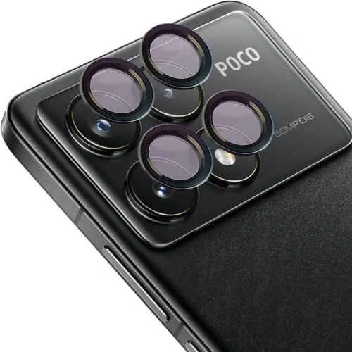 Kup Szkło na aparat Bizon Glass Snap Lens do Xiaomi Poco F6 Pro czarne - BIZ8598 - {ean13} - Sklep Home Screen