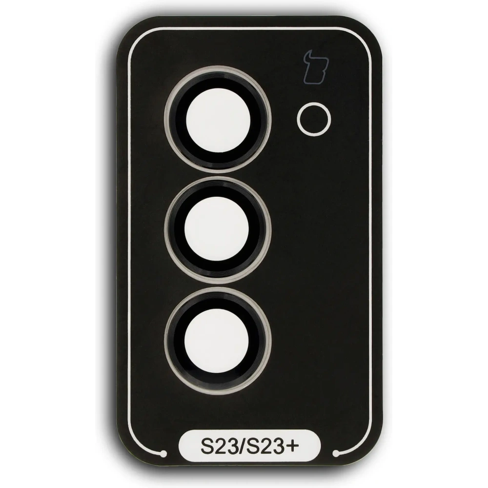 Szkło hartowane na aparat z aplikatorem Bizon Glass Snap Lens do Samsung Galaxy S23 / S23+ Plus czarne