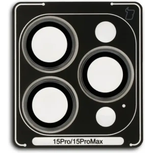 Kup Szkło hartowane na aparat z aplikatorem Bizon Glass Snap Lens do Apple iPhone 15 Pro / 15 Pro Max czarne - BIZ8606 - {ean13} - Sklep Home Screen