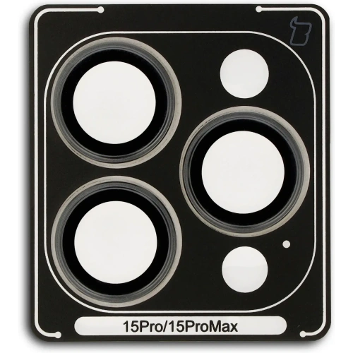 Kup Szkło hartowane na aparat z aplikatorem Bizon Glass Snap Lens do Apple iPhone 15 Pro / 15 Pro Max czarne - BIZ8606 - {ean13} - Sklep Home Screen