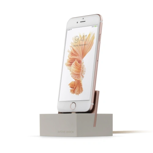 Kup Native Union Ladestation für iPhone Dock+ mit 1,2m Kabel (beige) - NTU037BEI - {ean13} - Sklep Home Screen