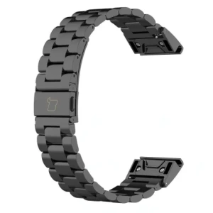Kup Pásek z nerezové oceli Bizon Strap Watch Aura pro smartwatch 26 mm černý - BIZ8608 - {ean13} - Sklep Home Screen