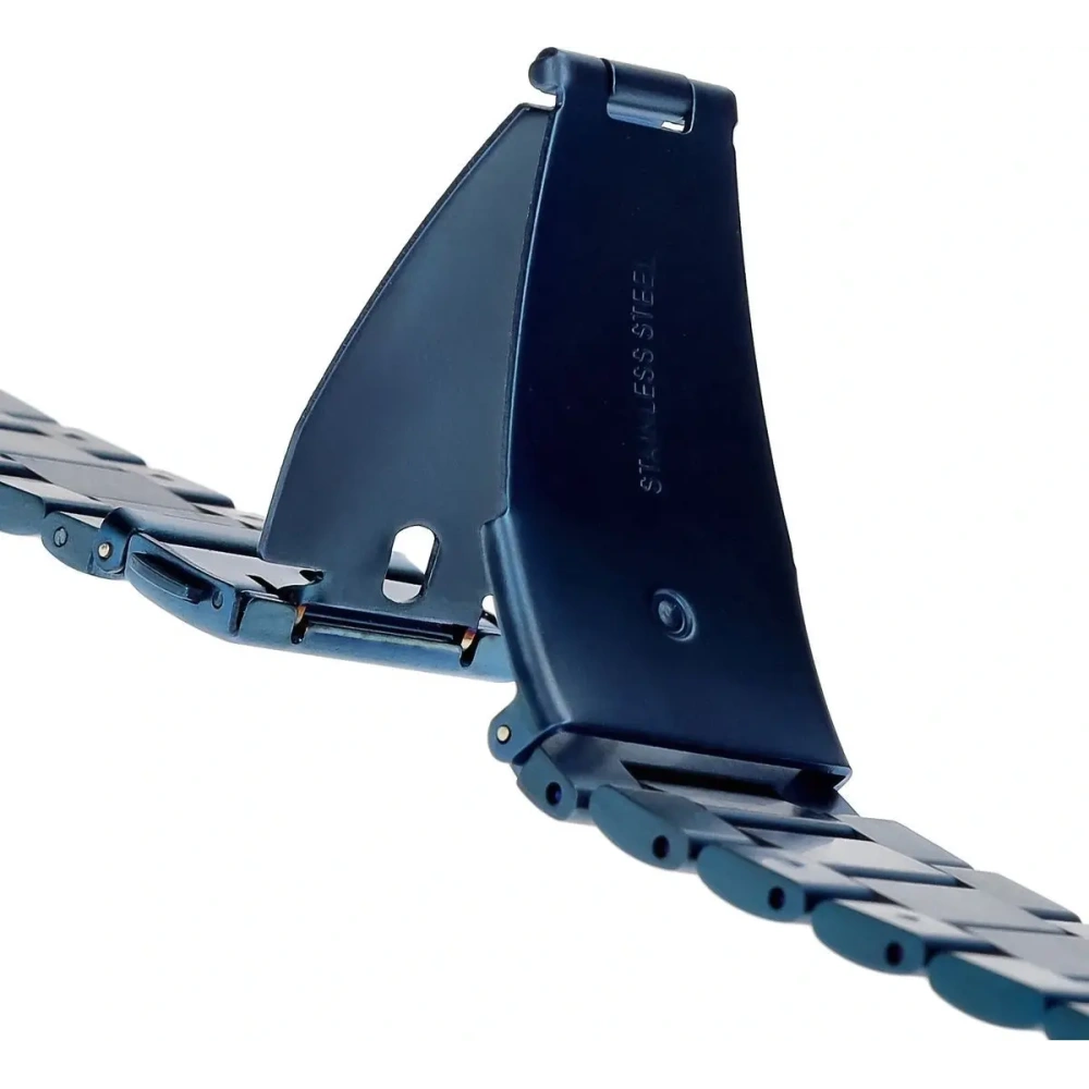 Pasek ze stali nierdzewnej Bizon Strap Watch Aura do Apple Watch 38/40/41mm niebieski