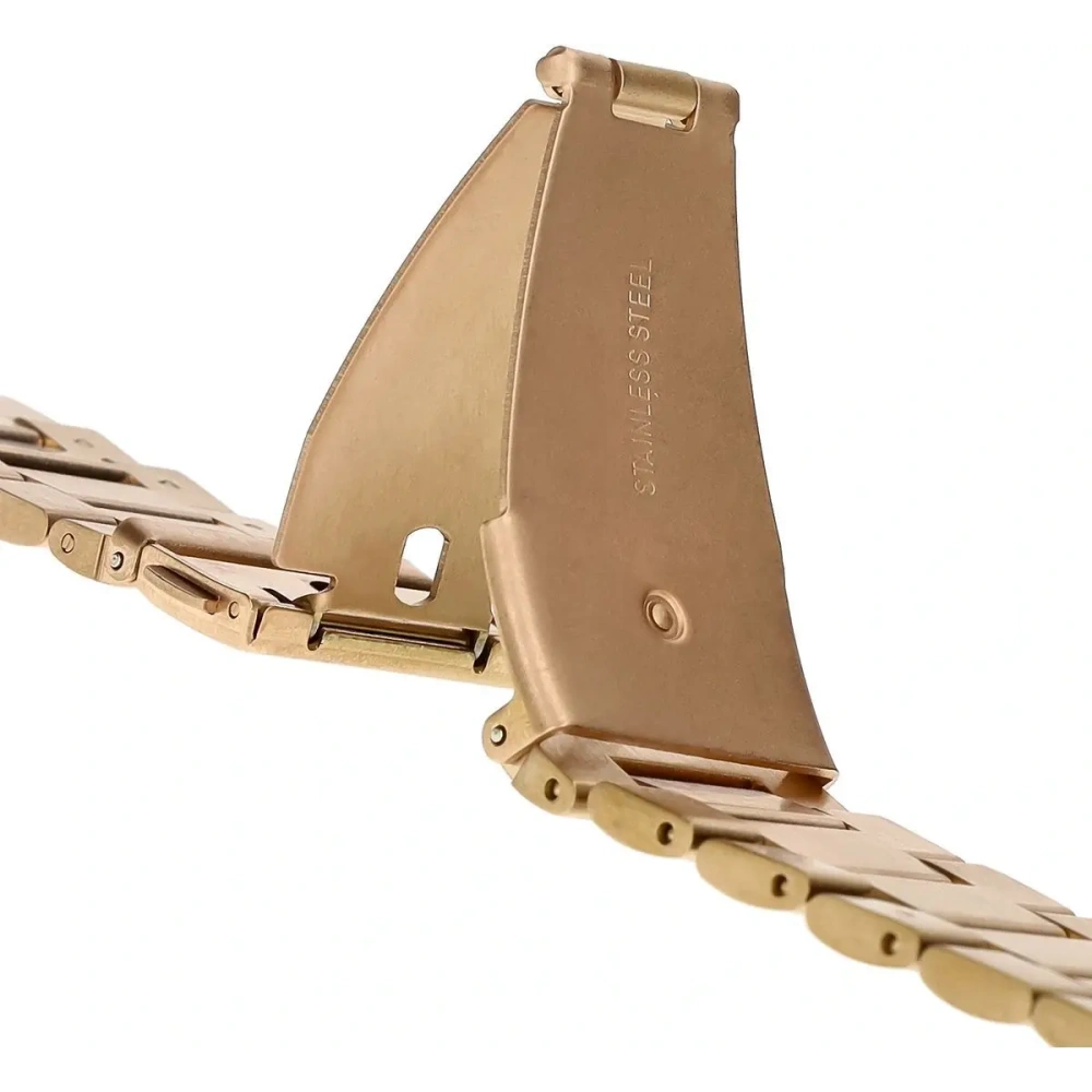 Pasek ze stali nierdzewnej Bizon Strap Watch Aura do Apple Watch 38/40/41mm różowozłoty