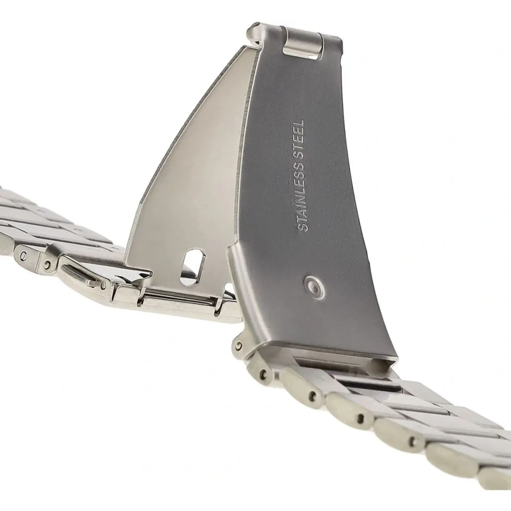 Pasek ze stali nierdzewnej Bizon Strap Watch Aura do Apple Watch 38/40/41mm srebrny