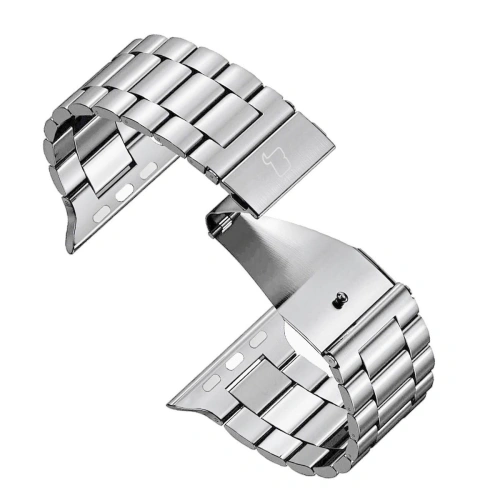 Buy Bizon Strap Watch Aura Apple Watch 38/40/41mm silver - BIZ8612 - {ean13} - Home Screen Store Europe