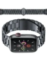 Bizon Strap Uhr Aura Apple Uhr 42/44/45/46/49 mm schwarz