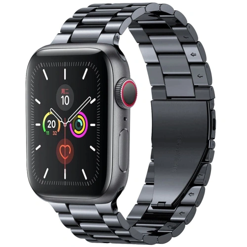 Kup Bizon Strap Uhr Aura Apple Uhr 42/44/45/46/49 mm schwarz - BIZ8614 - {ean13} - Sklep Home Screen