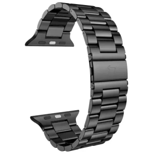 Kup Pasek ze stali nierdzewnej Bizon Strap Watch Aura do Apple Watch 42/44/45/46/49 mm czarny - BIZ8614 - {ean13} - Sklep Home Screen