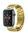 Kup Pasek ze stali nierdzewnej Bizon Strap Watch Aura do Apple Watch 42/44/45/46/49 mm złoty - BIZ8618 - {ean13} - Sklep Home Screen