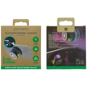 Kup Boxă Bluetooth 4smarts SoundCharge RGB, compatibilă cu MagSafe, neagră, Bluetooth 5.4 - 4SMR70 - {ean13} - Sklep Home Screen