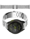 Pasek ze stali nierdzewnej Bizon Strap Watch Aura do Smartwatcha 26 mm srebrny