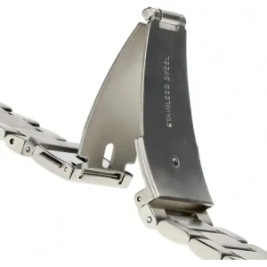 Kup Pasek ze stali nierdzewnej Bizon Strap Watch Aura do Smartwatcha 26 mm srebrny - BIZ8622 - {ean13} - Sklep Home Screen