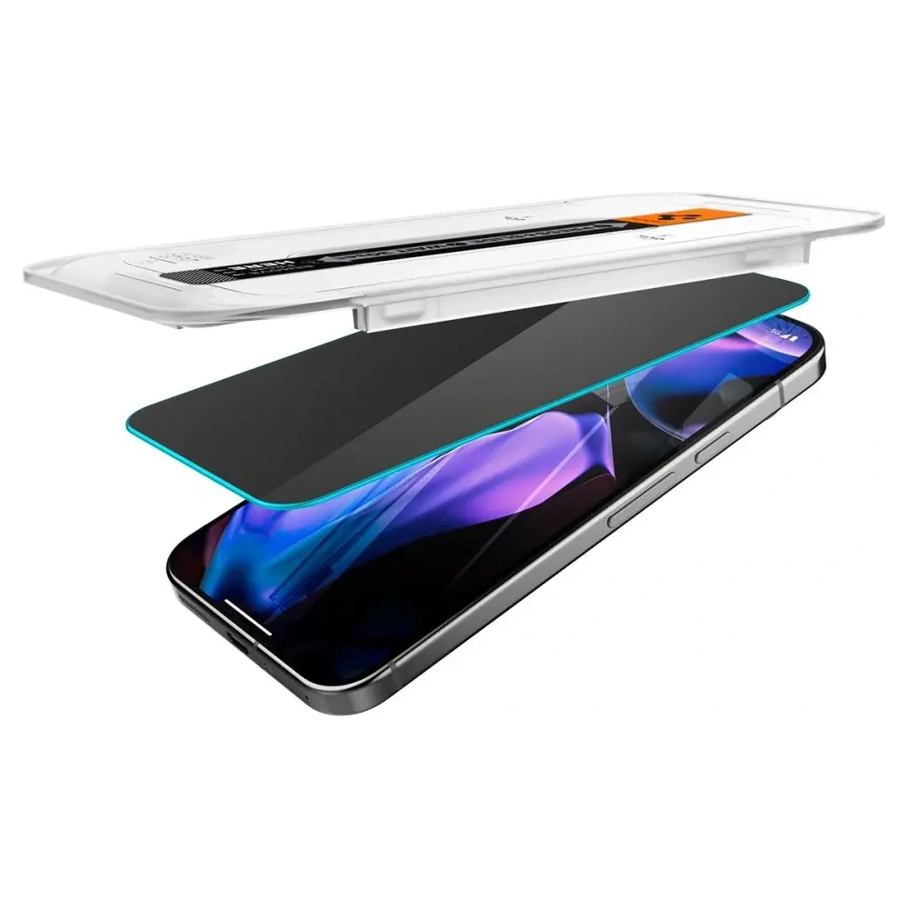 Szkło prywatyzujące Spigen GLAS.tR ez Fit Google Pixel 9 / 9 Pro / 10 / 10 Pro Privacy [2 PACK]