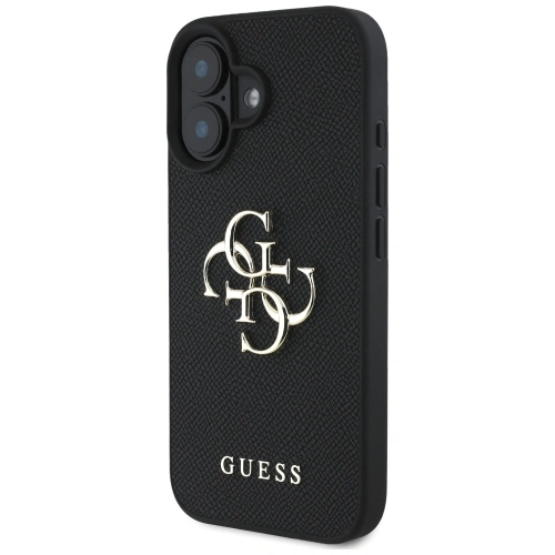 Kup Etui Guess Grained Big 4G Logo Small Classic Logo do Apple iPhone 16 czarny - GUE4364 - {ean13} - Sklep Home Screen