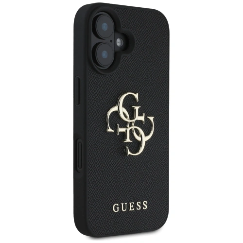 Kup Etui Guess Grained Big 4G Logo Small Classic Logo do Apple iPhone 16 czarny - GUE4364 - {ean13} - Sklep Home Screen