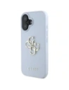 Kup Guess Grained Big 4G Logo Small Classic Logo Apple iPhone 16 blau - GUE4365 - {ean13} - Sklep Home Screen