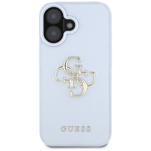 Kup Etui Guess Grained Big 4G Logo Small Classic Logo do Apple iPhone 16 modrý - GUE4365 - {ean13} - Sklep Home Screen