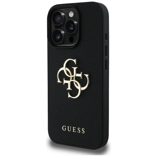 Kup Guess Grained Big 4G Logo Small Classic Logo Apple iPhone 16 Pro fekete - GUE4366 - {ean13} - Sklep Home Screen