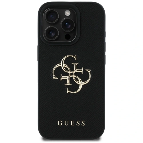 Kup Guess Grained Big 4G Logo Small Classic Logo Apple iPhone 16 Pro fekete - GUE4366 - {ean13} - Sklep Home Screen