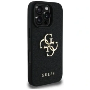Kup Guess Grained Big 4G Logo Small Classic Logo Apple iPhone 16 Pro fekete - GUE4366 - {ean13} - Sklep Home Screen