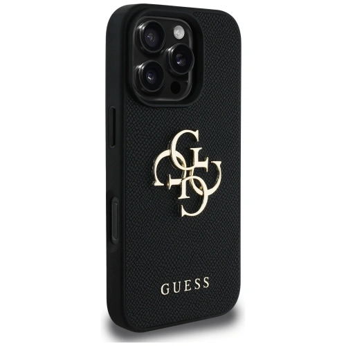 Kup Guess Grained Big 4G Logo Small Classic Logo Apple iPhone 16 Pro fekete - GUE4366 - {ean13} - Sklep Home Screen