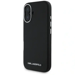 Kup Karl Lagerfeld Saffiano teljesen burkolt hosszúkás fém logó MagSafe Apple iPhone 16 fekete - KLD21938 - {ean13} - Sklep Home Screen