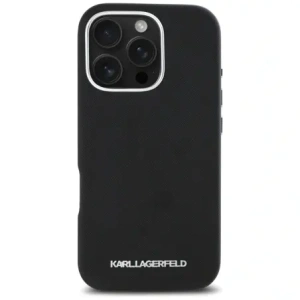 Kup Etui Karl Lagerfeld Saffiano Full Wrapped Elongated Metal Logo MagSafe do Apple iPhone 16 Pro czarny - KLD21939 - {ean13} - Sklep Home Screen