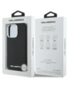 Kup Etui Karl Lagerfeld Saffiano Full Wrapped Elongated Metal Logo MagSafe do Apple iPhone 16 Pro czarny - KLD21939 - {ean13} - Sklep Home Screen