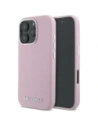 Karl Lagerfeld Saffiano Împachetat Complet Logo Metalic Întins MagSafe Apple iPhone 16 Pro Max roz