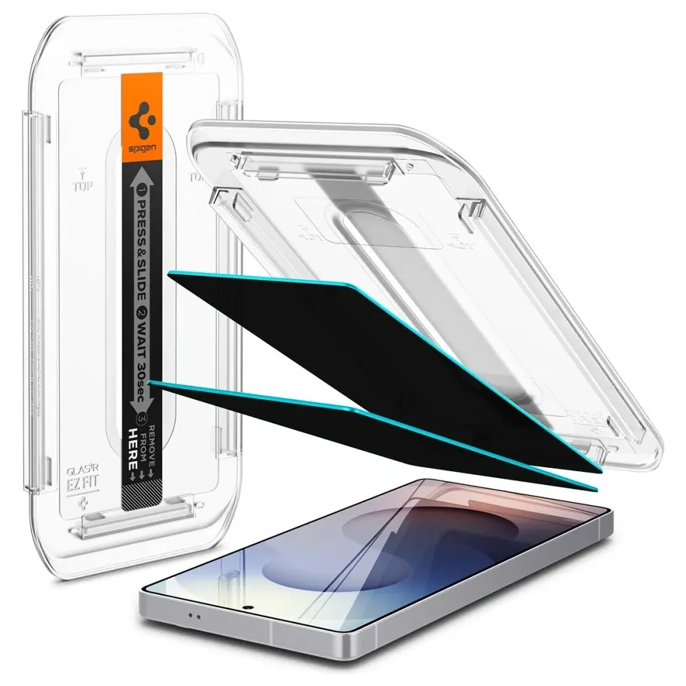 Szkło prywatyzujące Spigen GLAS.tR ez Fit HD Samsung Galaxy S25 Ultra Privacy [2 PACK]